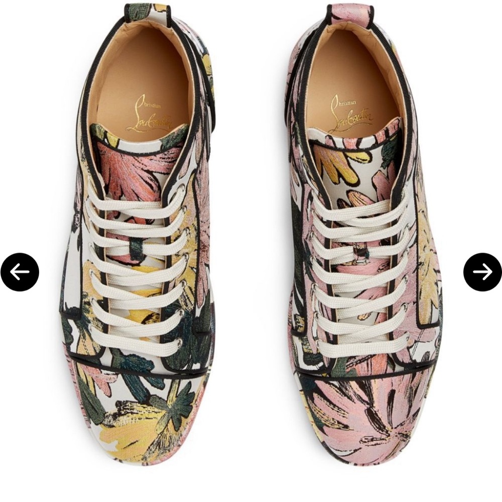 Christian Louboutin Fun Louis High Top Sneakers
Size 44.5 11.5 brand new